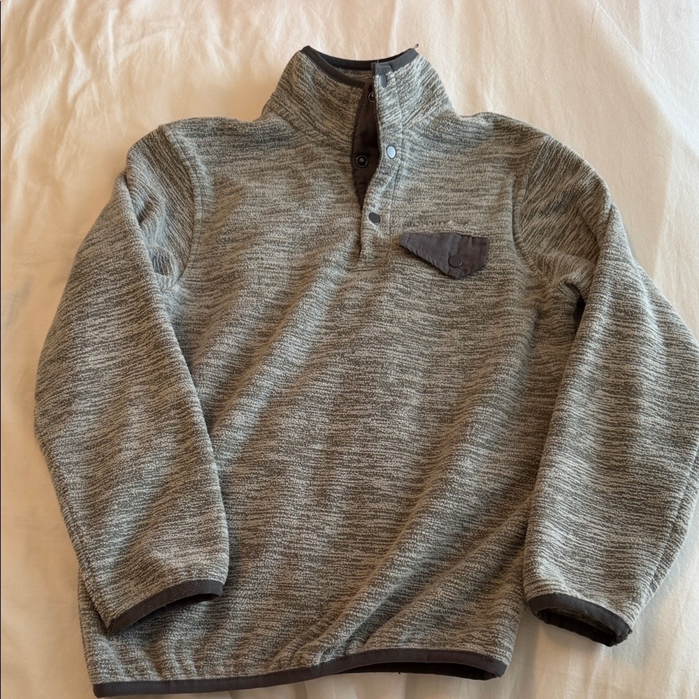 Cozy Kids' Gray Pullover Sweatshirt